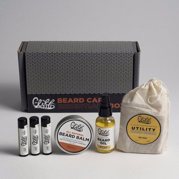 Cliff Original Beard Care Essentials Box - Bay Rum