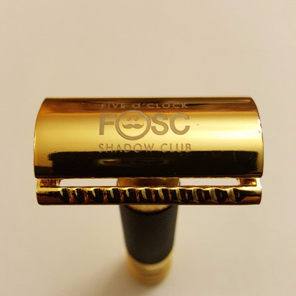 FOSC - Closed Comb Gold & Black Safety Razor
